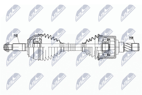 Nty antriebswelle npw 132 - antriebswelle, npw-ns-132